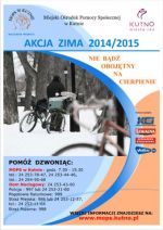 Plakat Akcja Zima 2014-2015